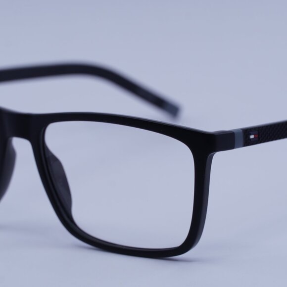 Tommy Hilfiger TH 1742 008A 00 Eyeglasses Black/Grey 52mm Rectangle Frame - Picture 2 of 9